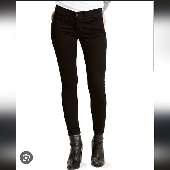 👖NWOT Levi's 710 Black Jeans - Picture 8 of 9